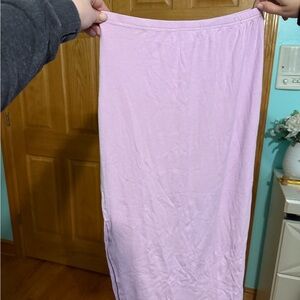 Chic Pink Pencil Skirt